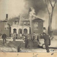 Besse High School Burning 1957
